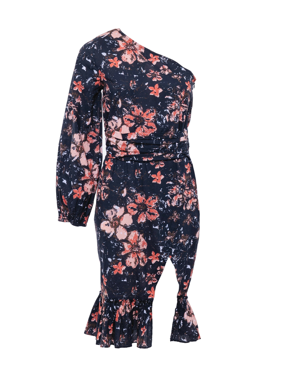 Amina Dress - Black Floral